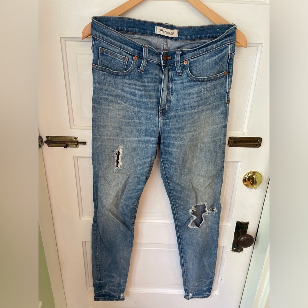 Madewell 9” high rise skinny jeans - 28